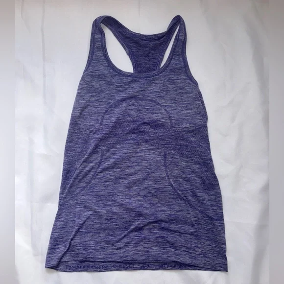 2 Lululemon Tank Tops Grey and purple size 8 - Picture 7 of 8